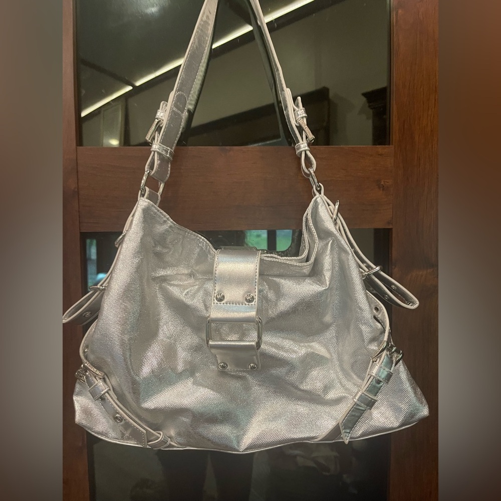 Steve Madden Metallic Silver Bag